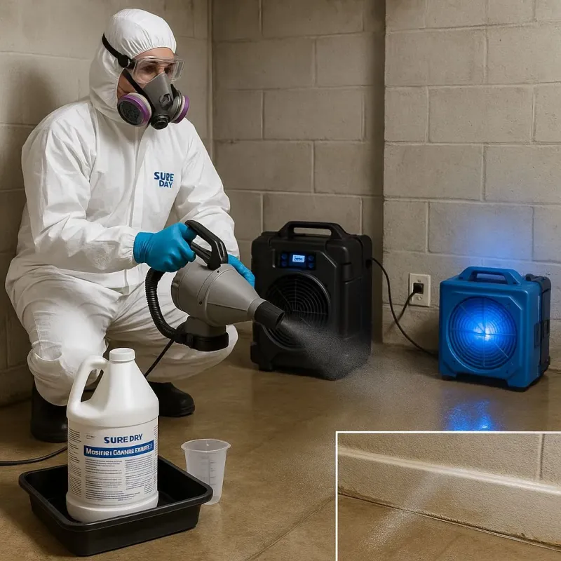 Sanitization and Odor Removal process in Bonita Springs, FL